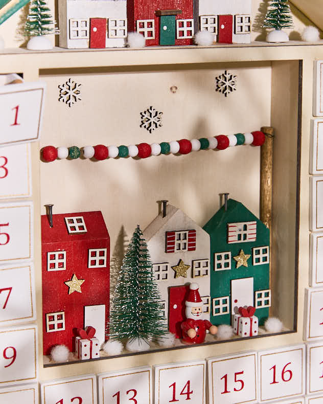 Christmas Village Advent Calendar House