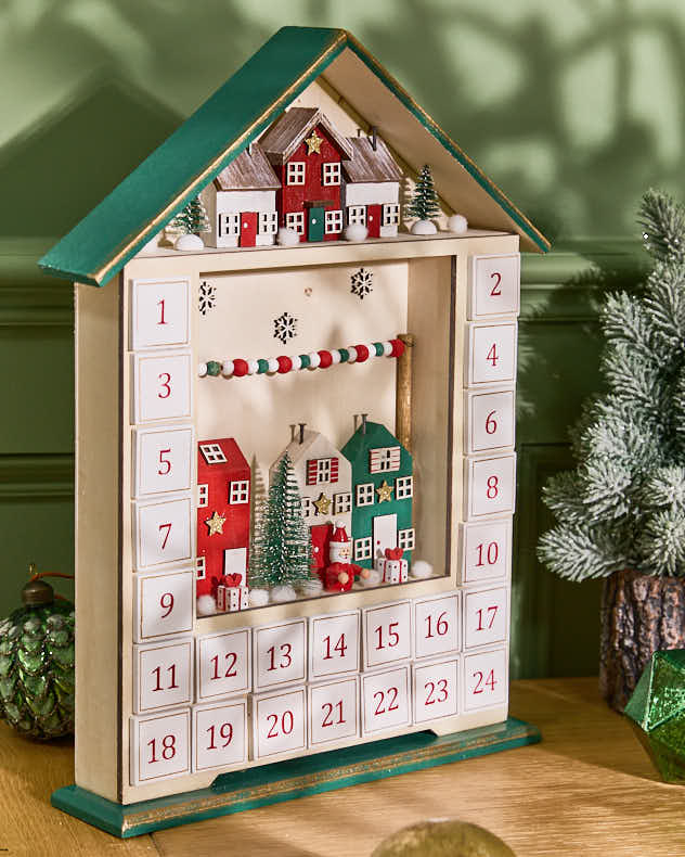Christmas Village Advent Calendar House