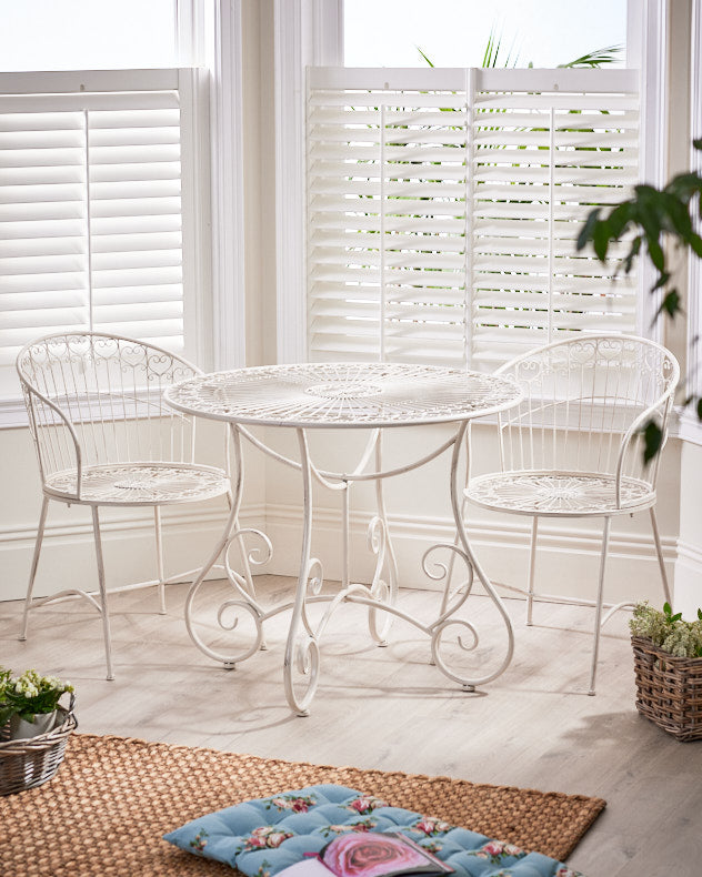 Heart bistro set sale