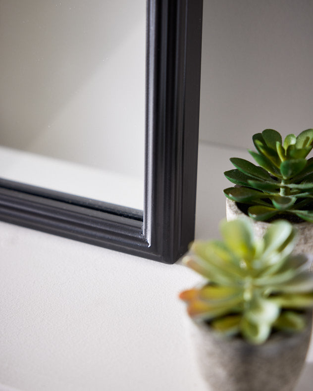 Classic Indoor Arched Iron Mirror