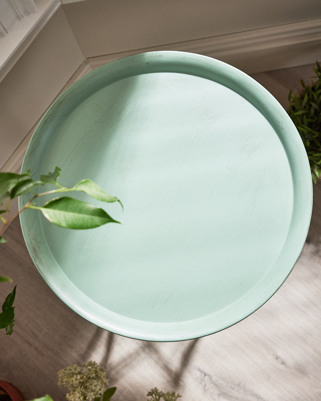 Sage Green Folding Butler Tray Table