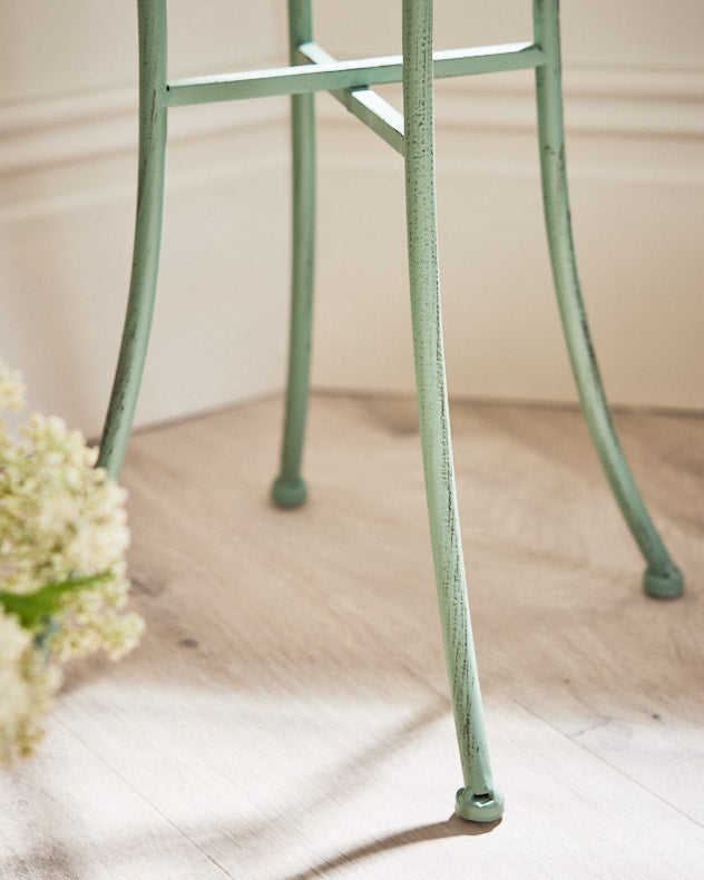 Sage Green Folding Butler Tray Table