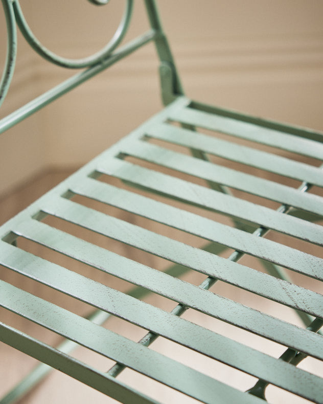 Green Scrolled 3 Piece Indoor Bistro Set