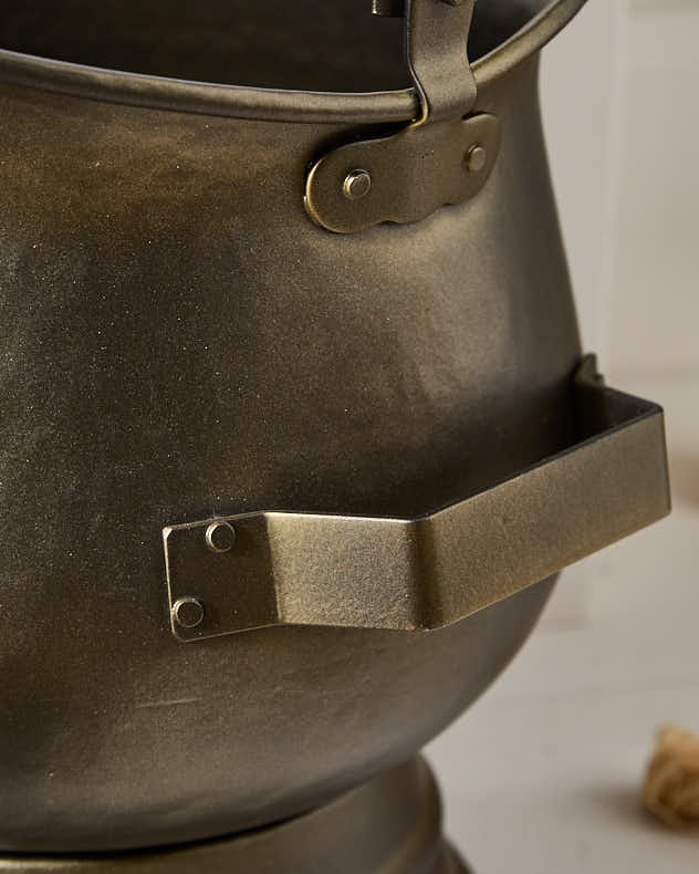 Bronze Coal Bucket & Shovel