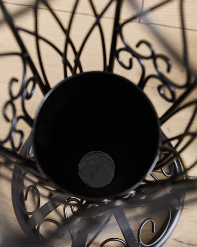 Black Iron Umbrella Stand