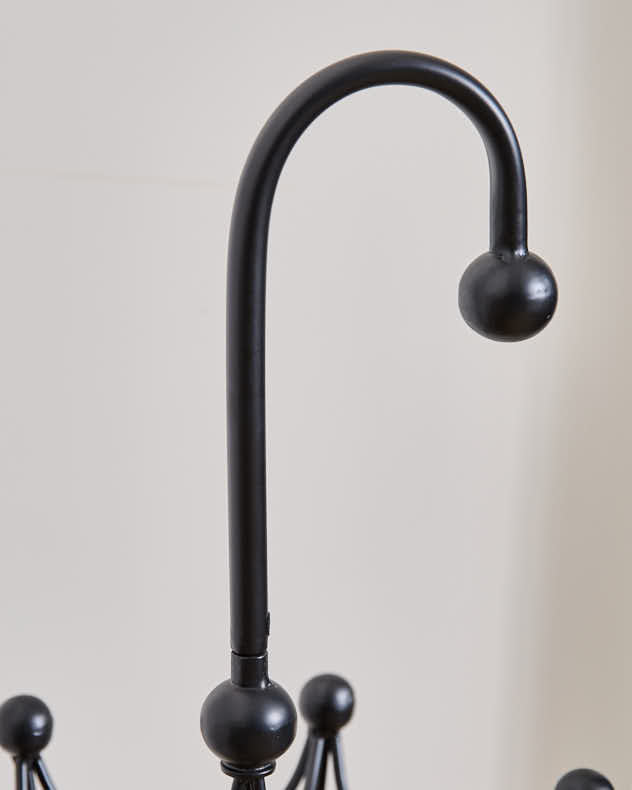 Black Iron Umbrella Stand