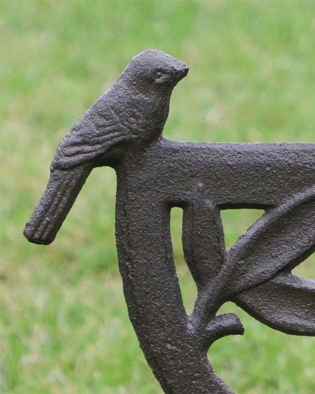 Cast Iron Garden Birds Boot Scraper