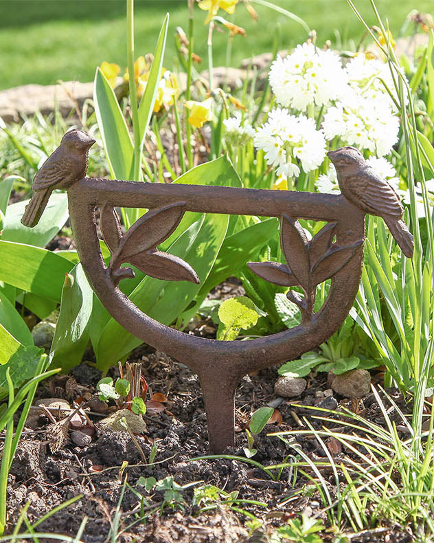 Cast Iron Garden Birds Boot Scraper