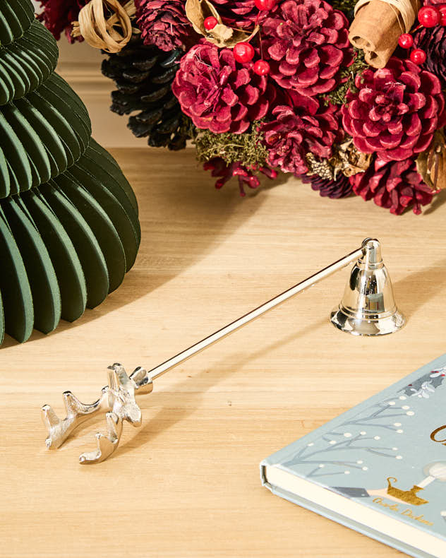 Silver Stag Candle Snuffer