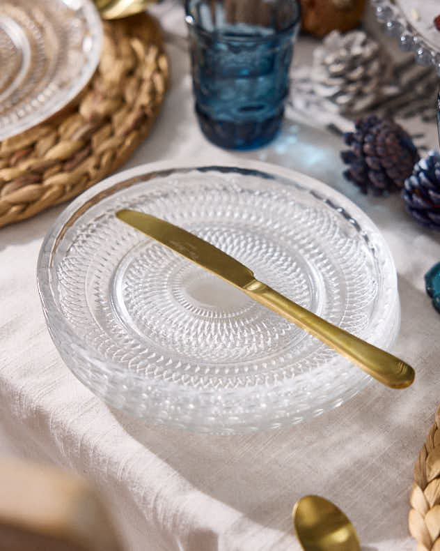 Parisian Glass Side Plates