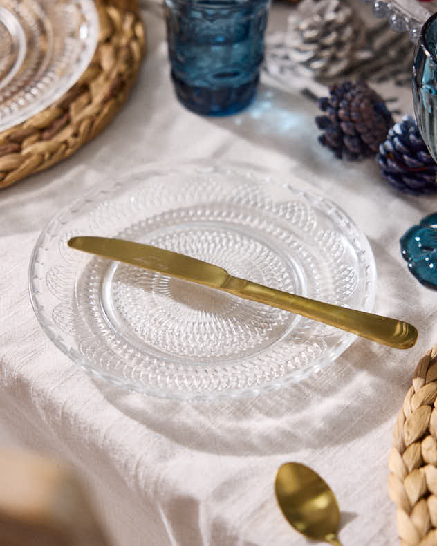 Parisian Glass Side Plates