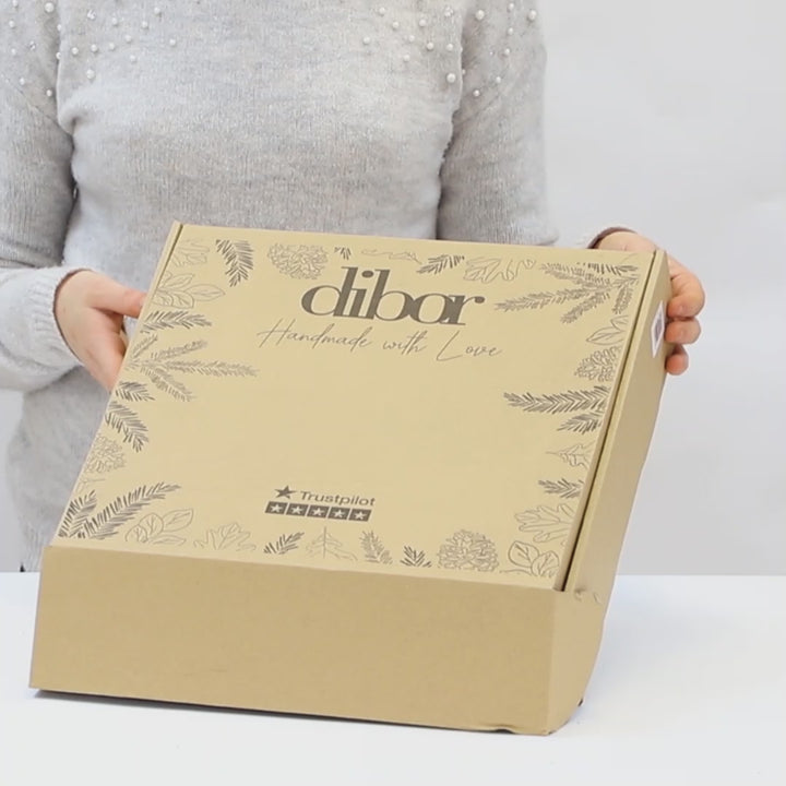 Frosted Flower & Pinecone  Wreath 35cm video