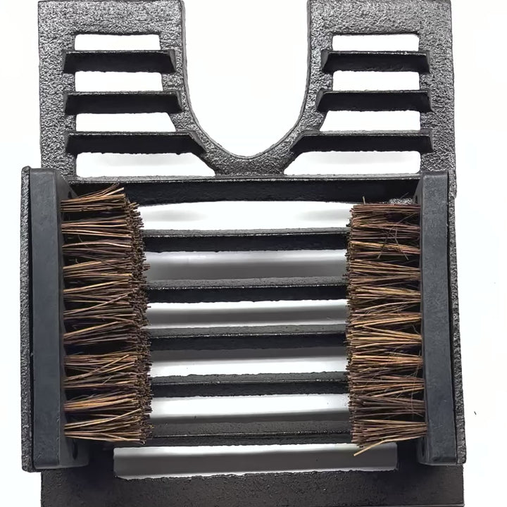 Cast Iron Combination Boot Brush & Shoe Scraper