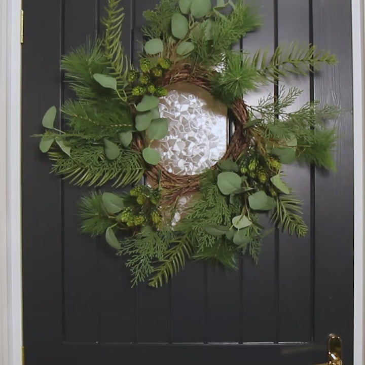 Eucalyptus Hedgerow Wreath 50cm