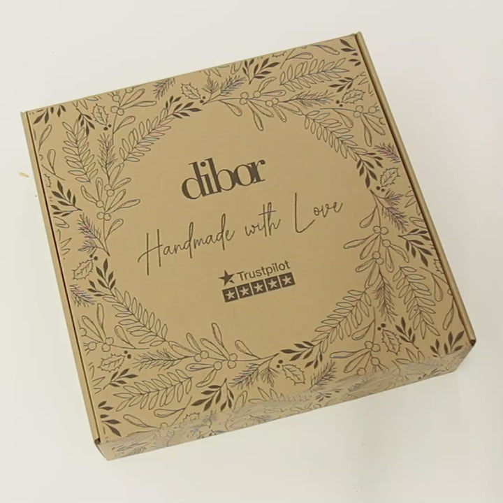 Couronne d'hiver de luxe au gui 35 cm