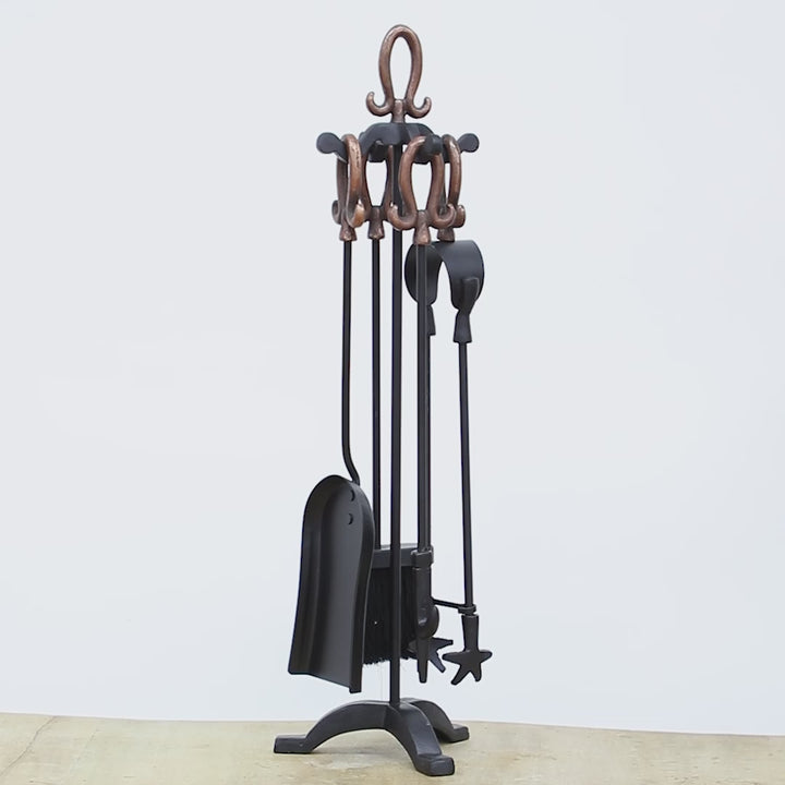 Freestanding Copper Companion Set