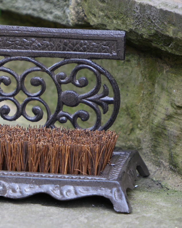 Ornate Boot Brush & Scraper