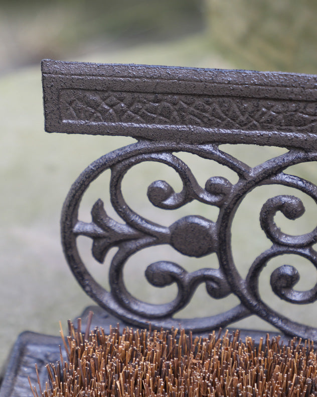 Ornate Boot Brush & Scraper