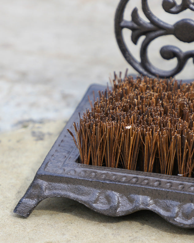 Ornate Boot Brush & Scraper