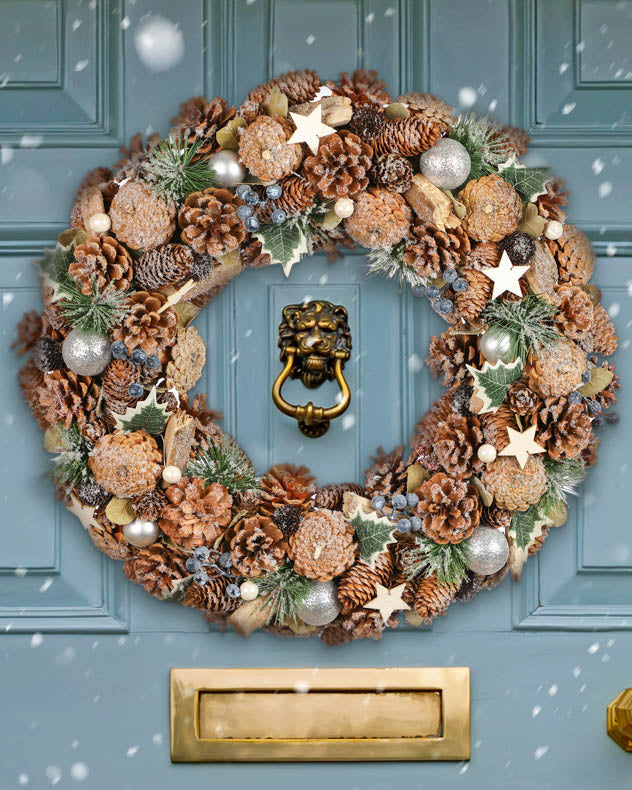 Extra Large Hanging Front Door Christmas Wreath