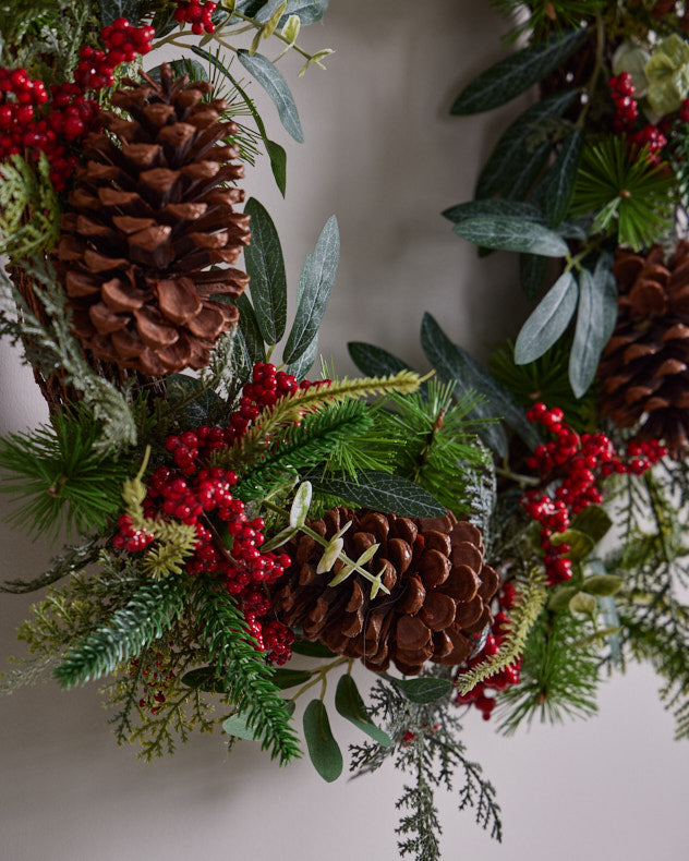 handmade christmas wreath