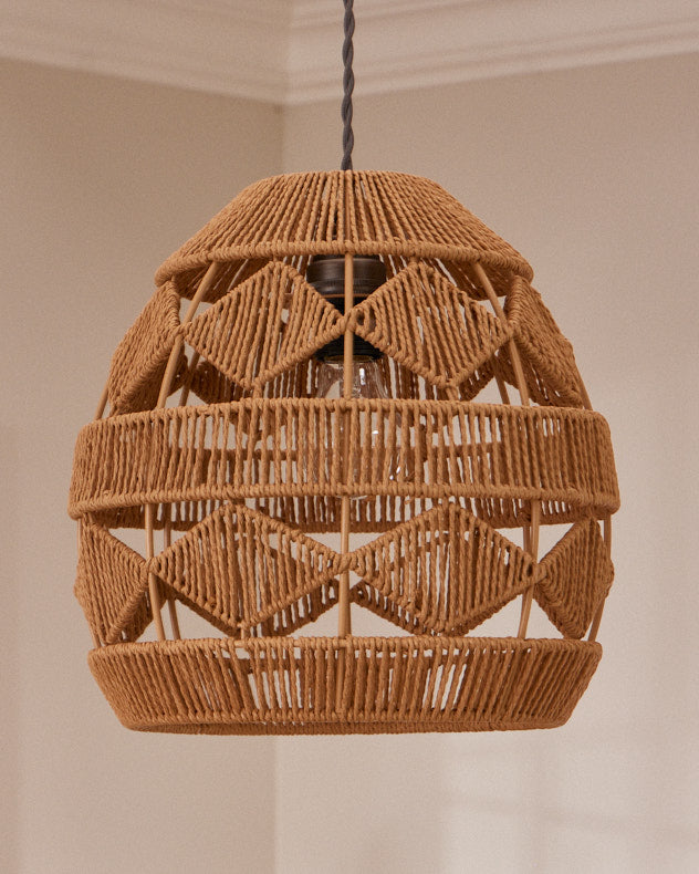 Guthrie Rattan Easy Fit Light Shade