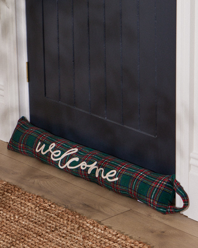 Tartan Welcome Draught Excluder