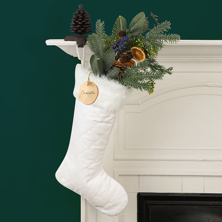 Quilted christmas stocking