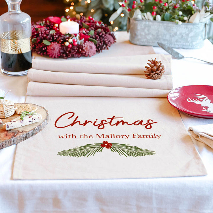 christmas table runner