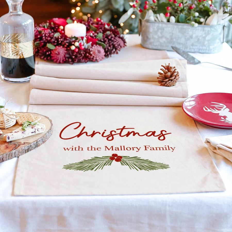 christmas table runner