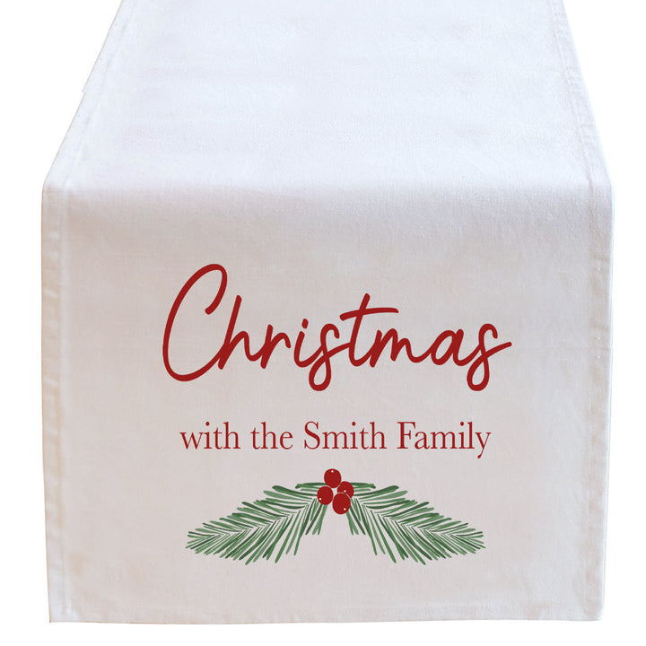 personalised cotton table linen