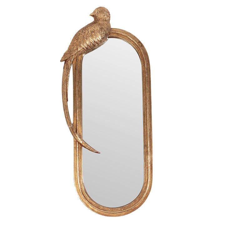 gold bird mirror