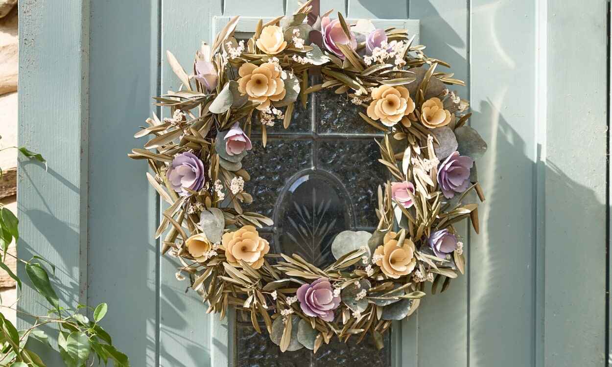 Beautiful Spring Floral Front Door Wreath Ideas