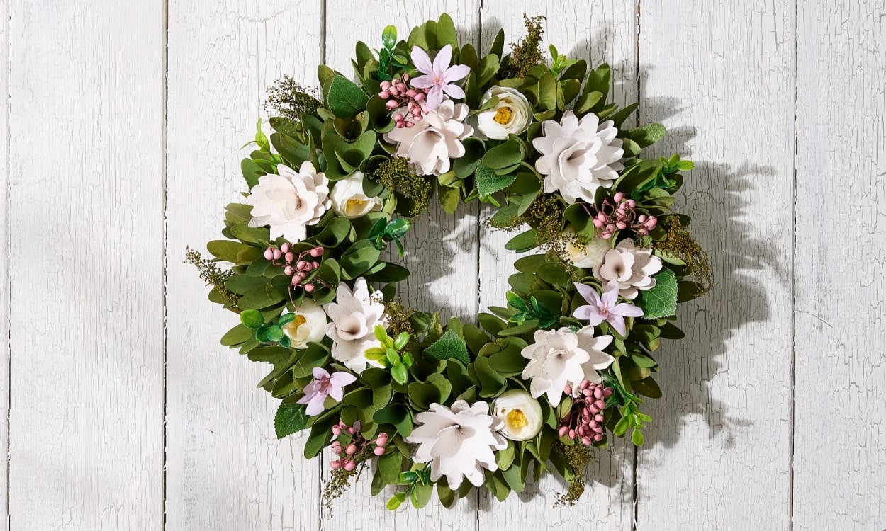 UK Easter Floral Door Wreaths to Welcome Spring