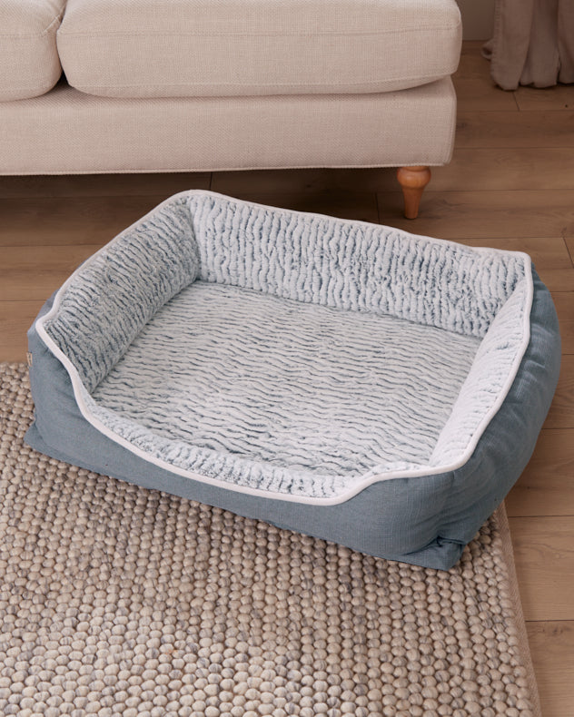 Personalised Cheltenham Grey Dog Bed