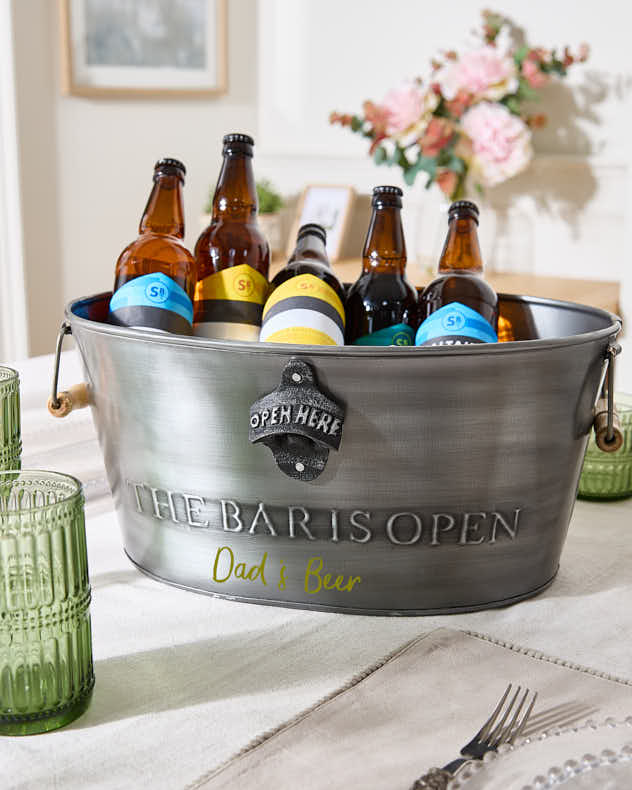 Personalised Bar Beer Bucket