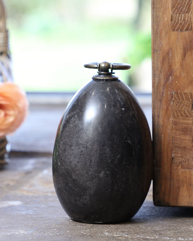 Door Stops - Black Marble Door Stop