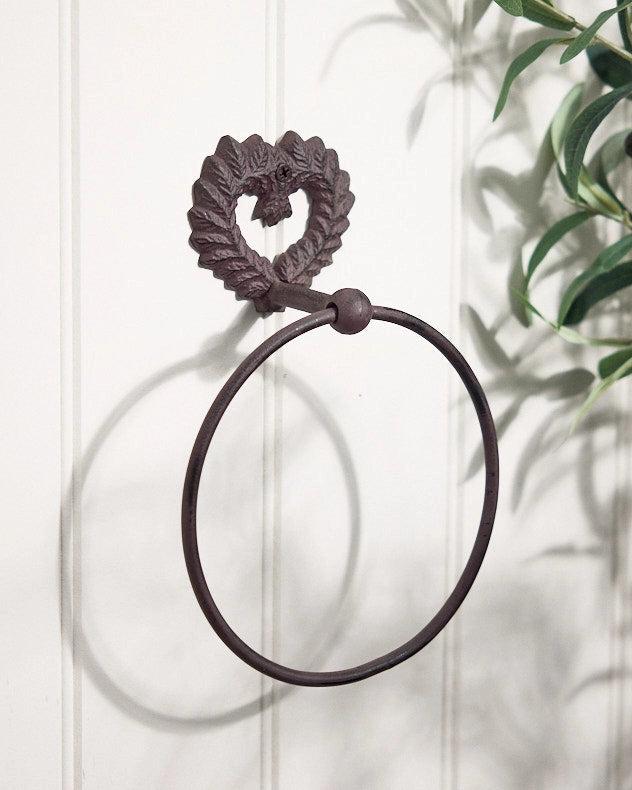 Cast Iron Brown bathroom wall hook