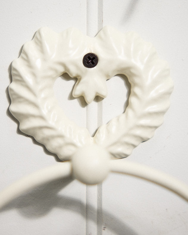 Bathroom Accessories - Isabelle Ivory Heart Towel Ring
