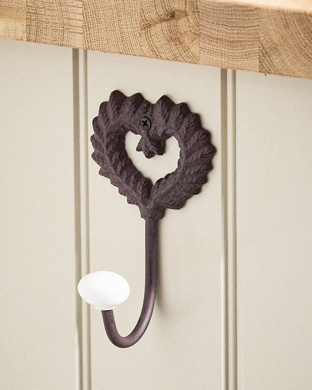 Isabelle Brown Heart Hook – Dibor - Main Image