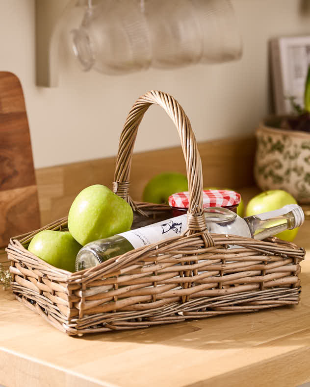 Wicker Gardening Trug Basket