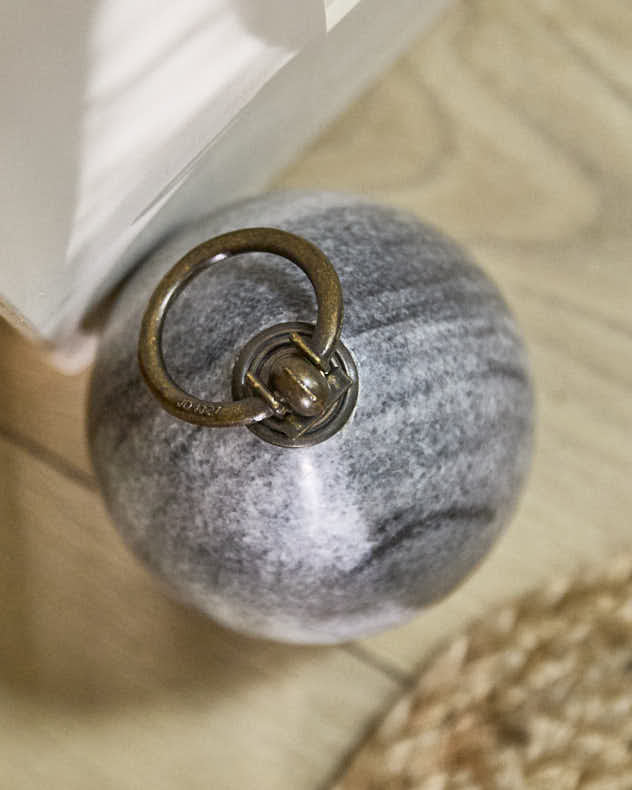 Door Stops - Grey Marble Door Stop