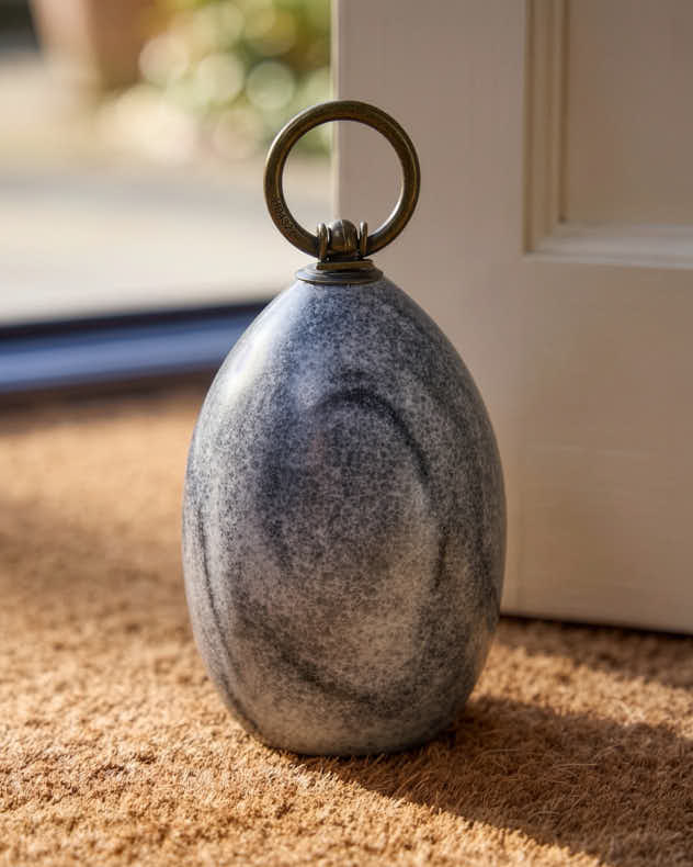 Marble Door Stops - Grey Marble Door Stop