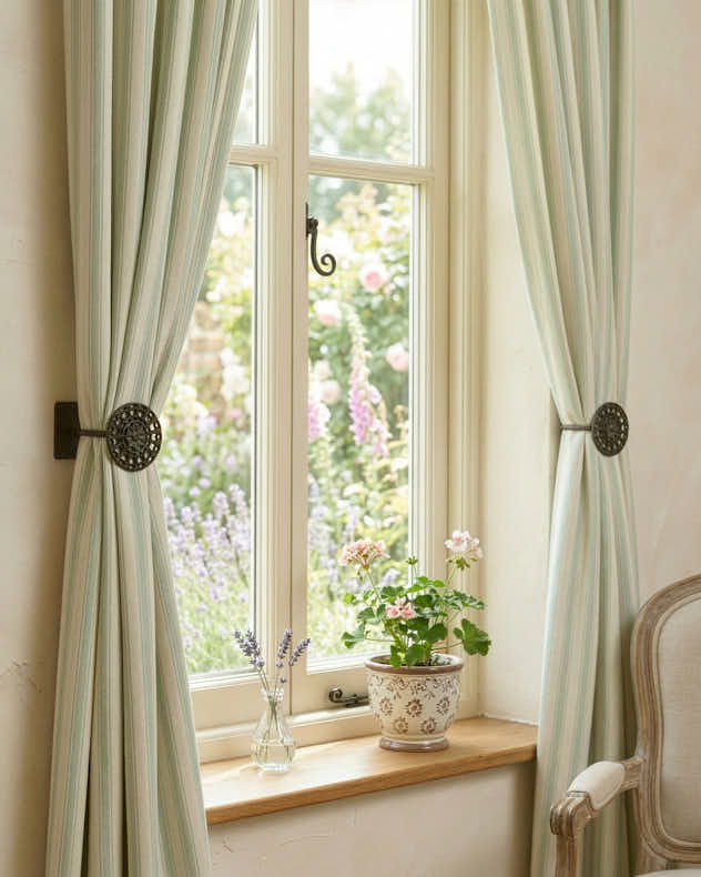 Curtain Tie Backs - Set of 2 Mandala Curtain Tie Backs