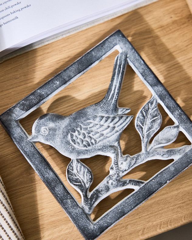 Trivets - French Grey Bird Trivet