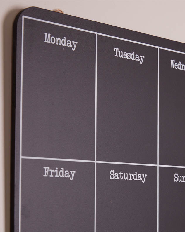 Days of the Week Copper Memo Board