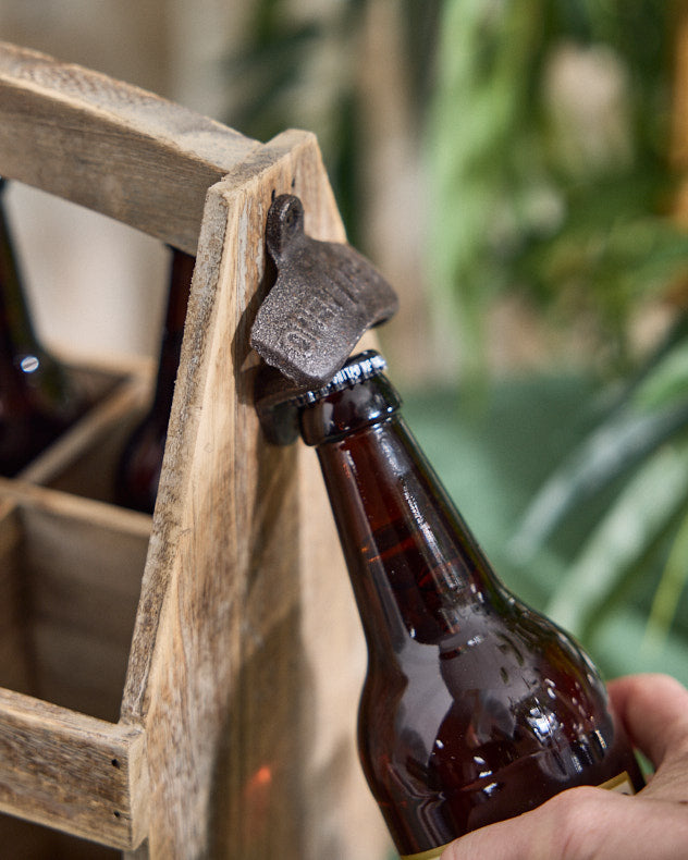 6 Bottle Wooden Beer Crate