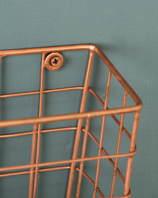 Wall Mounted Record Basket