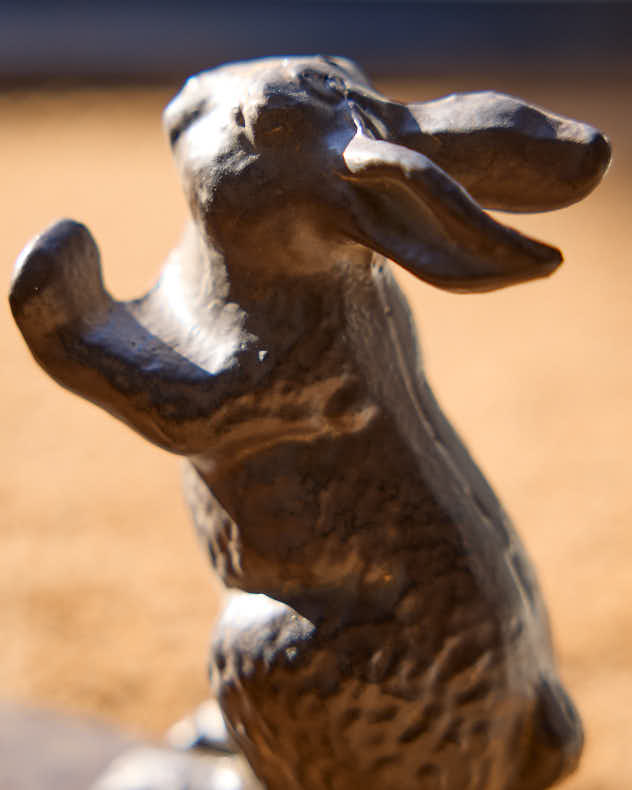 Cast Iron Rabbit Doorstop