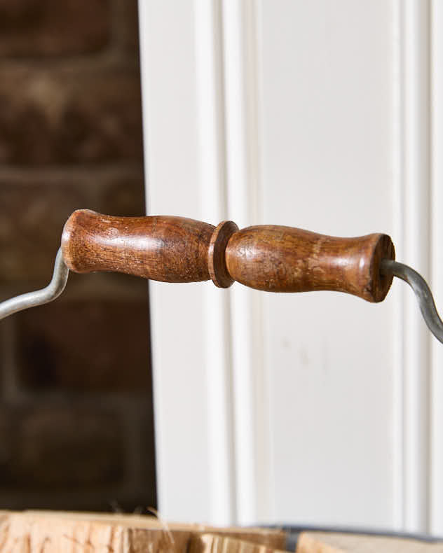 Seau à allume-feu en zinc galvanisé